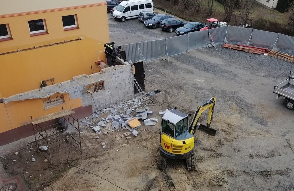 Remiza w Wielopolu Skrzyńskim będzie większa. Prace już się rozpoczęły