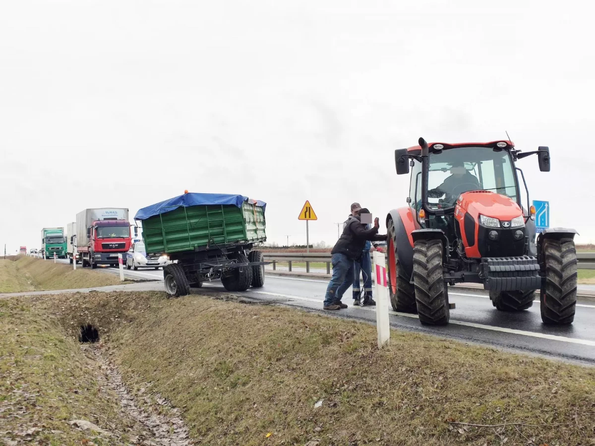 Utrudnienia na obwodnicy Sędziszowa Małopolskiego VIDEO i ZDJĘCIA