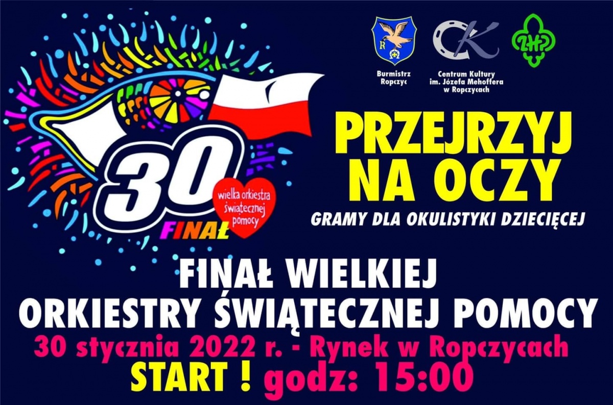 30. Finał WOŚP zagra już w tę niedzielę! Również w Ropczycach