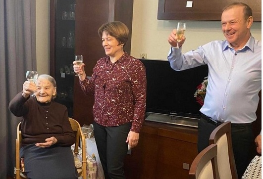 Piękny Jubileusz pani Michaliny z Bystrzycy