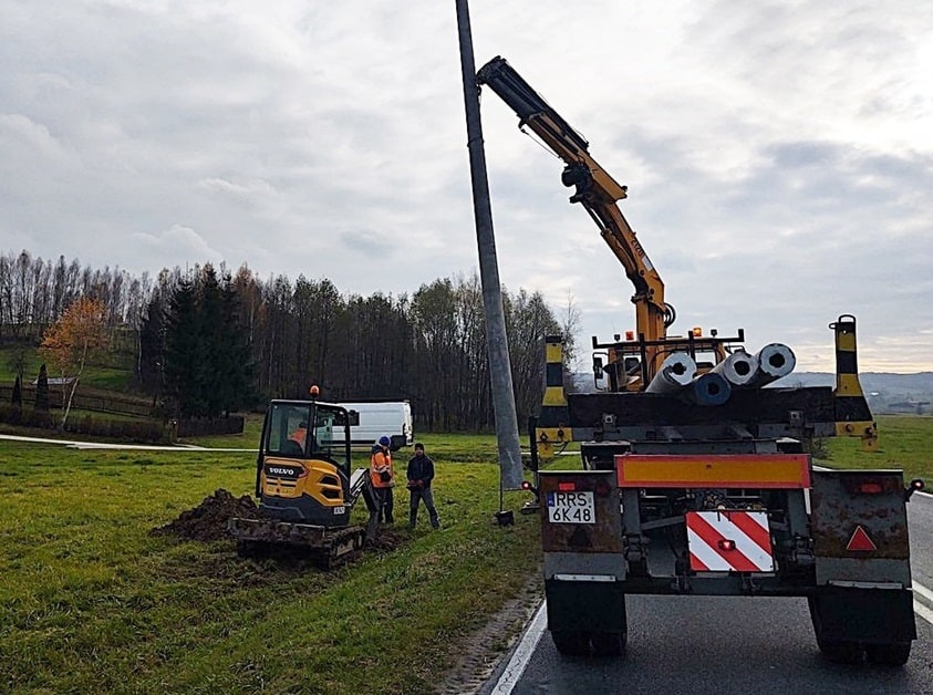 Droga wojewódzka w Broniszowie będzie oświetlona
