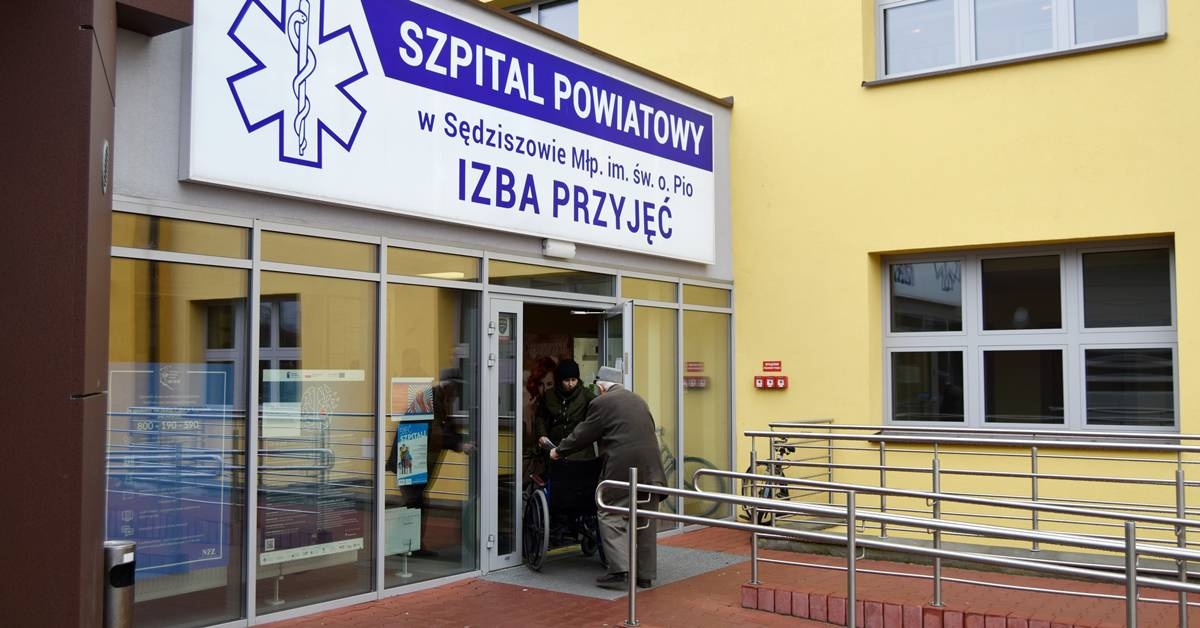 To przez koronawirusa? W sędziszowskim szpitalu wciąż ograniczenia w odwiedzinach.