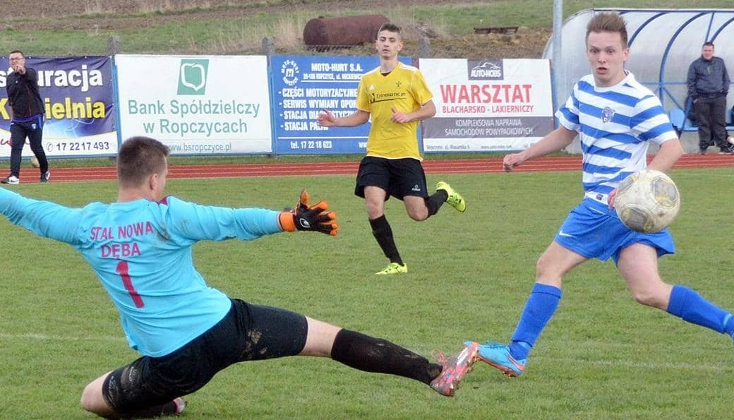 Błękitni Ropczyce - Stal Nowa Dęba 1:1 - ZDJĘCIA