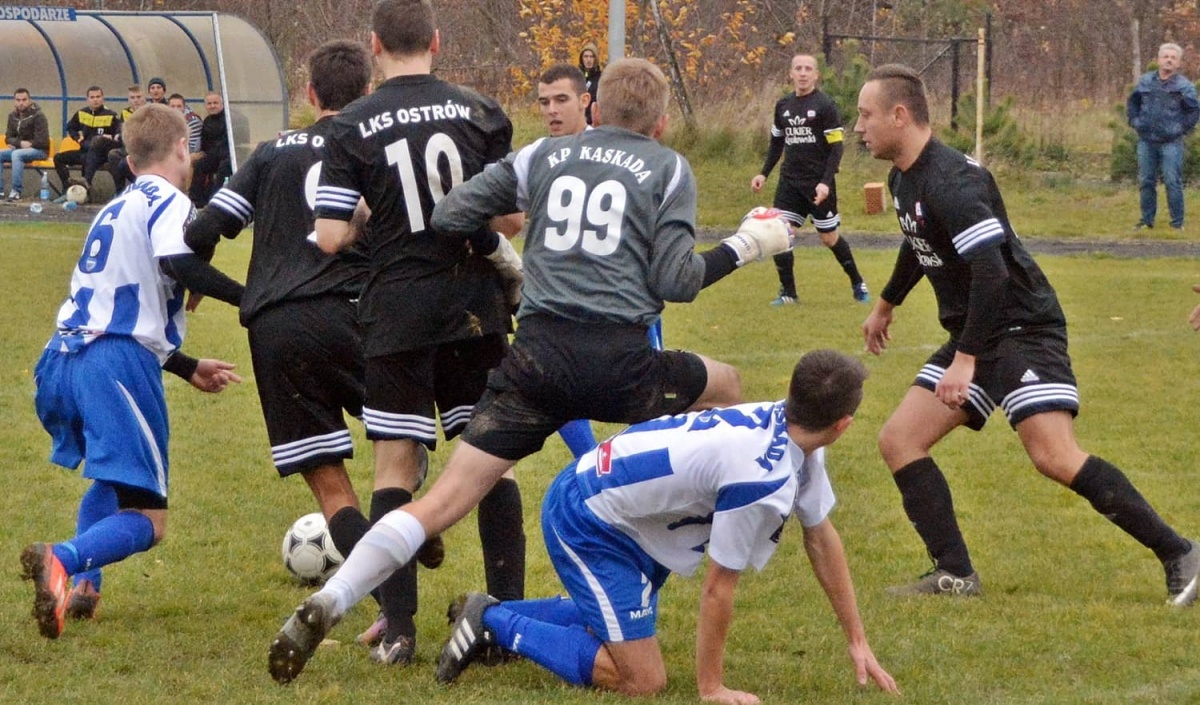 LKS Ostrów - Kaskada Kamionka 0:1 - ZDJĘCIA
