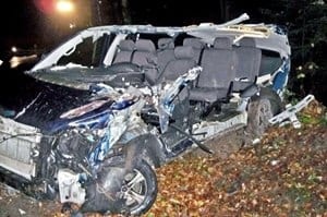 Tragedia w lesie Jeden zabity - galeria ZDJĘĆ
