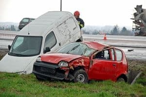 Citroen zepchnął z drogi fiata - galeria ZDJĘĆ