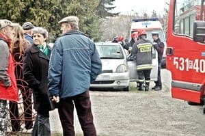 Dziecko wpadło  pod koła toyoty