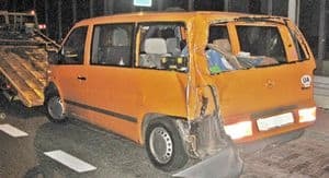 Tir rozbił ukraińskiego busa