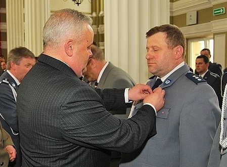 Komendant Szeliga dostał medal