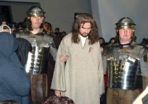 Misterium Męki Pańskiej poruszyło oglądających