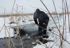 W Czarnej Sędziszowskiej  ktoś zniszczył żeremie