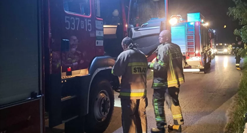 Najpierw awantura, potem poszukiwania w Kamionce. W środku nocy 50-latek wyszedł z domu