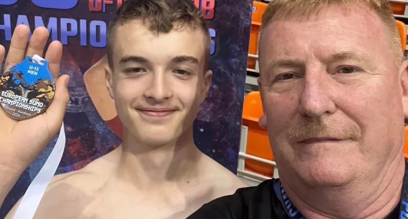 Kuba Kuraś przywiezie brązowy medal z Mistrzostw Europy w Sumo. Wiemy, jak go zdobył