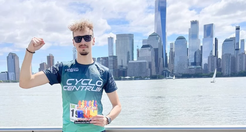 Dominik Siwiec. Zsiadł z roweru, założył buty biegowe i bryluje w maratonach
