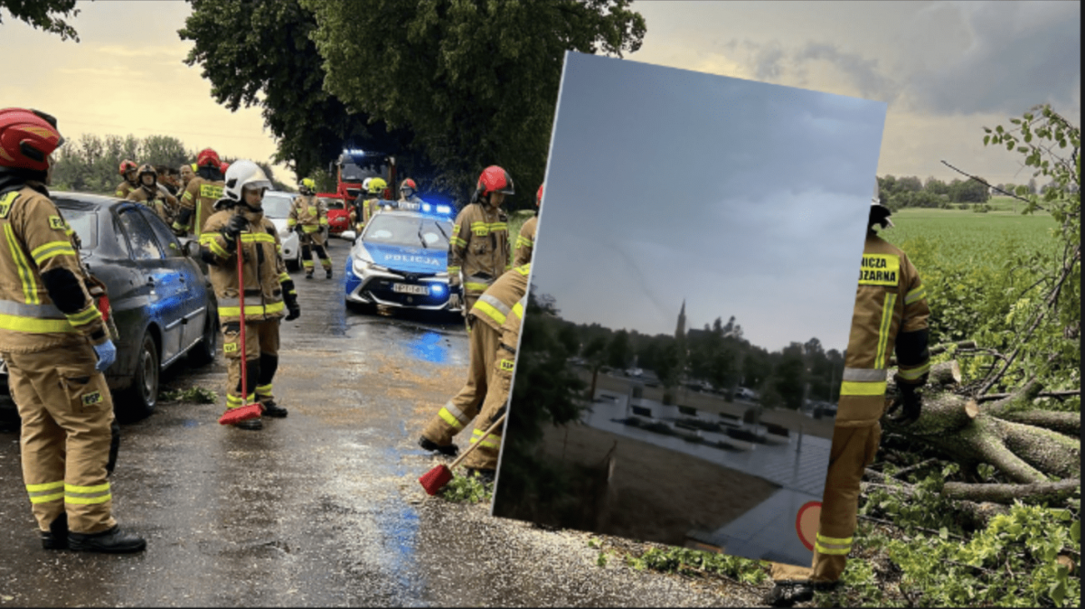 Trąba powietrzna zniszczyła Głogów. Zerwane dachy, syreny i ofiary