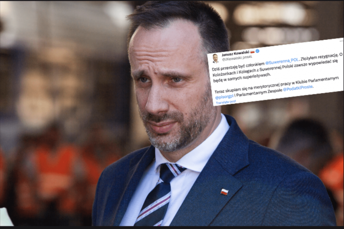 Janusz Kowalski zdradził Ziobrę i opuścił Suwerenną Polskę. Powodem Patryk Jaki