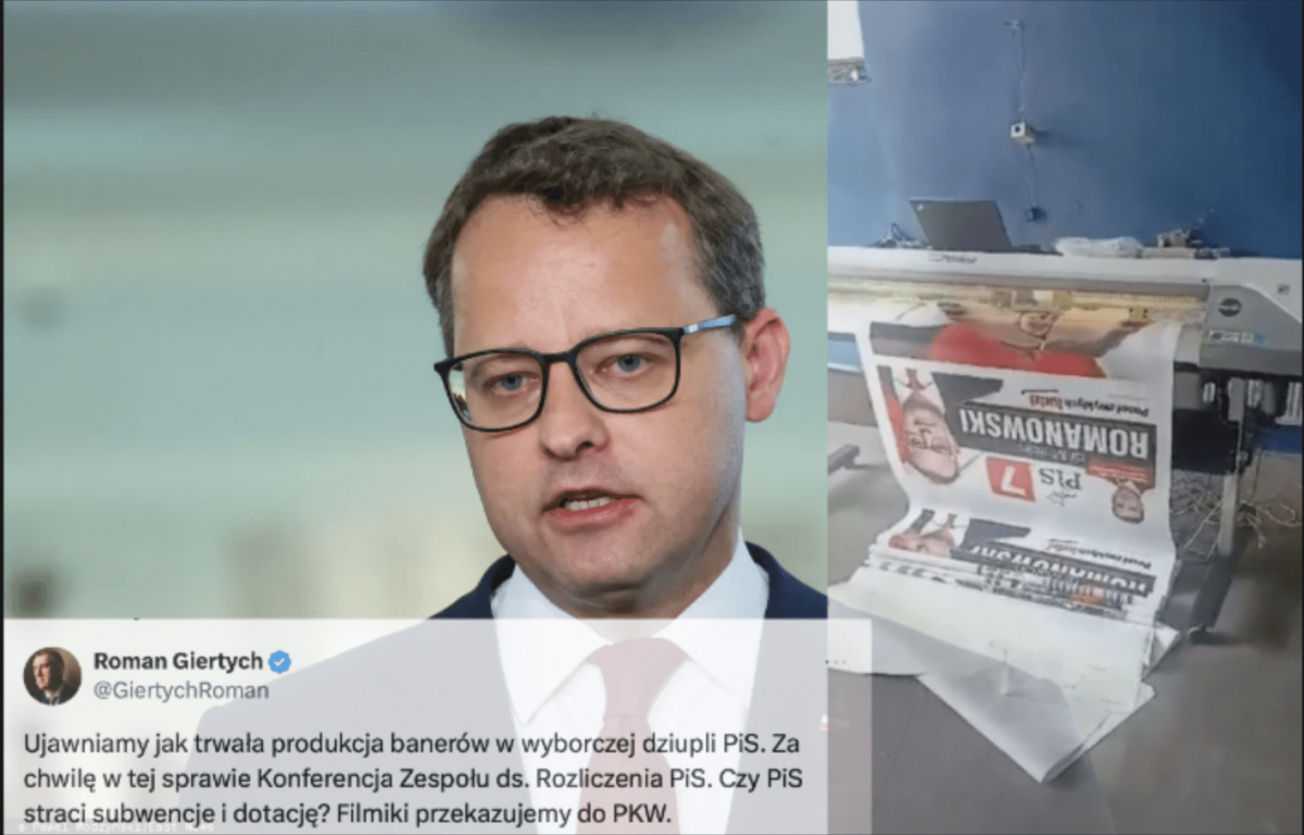 Tajna dziupla PiS. Tak Romanowski drukował plakaty w garażu [NAGRANIA]