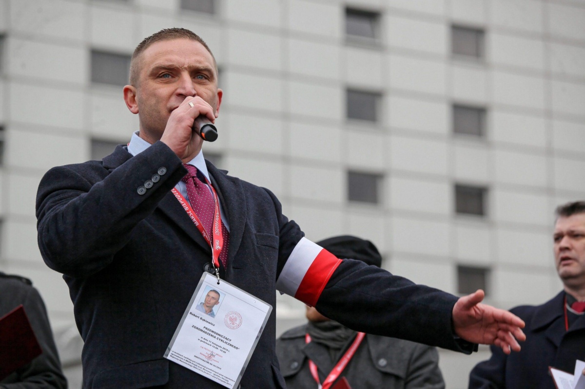 Robert Bąkiewicz - lista PiS dla faszystów