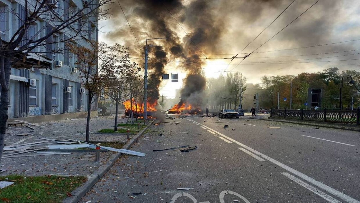 Ogromny atak na Kijów - informacje, ranni, straty