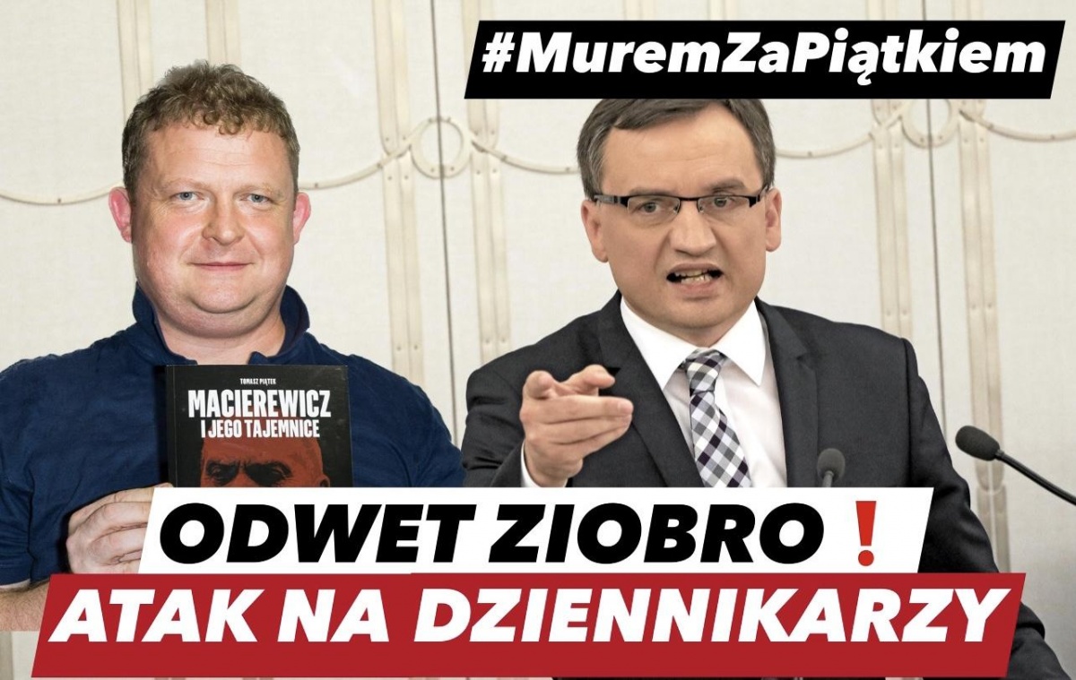 Odwet Ziobro - Tomasz Piątek skazany! PiS uderza w dziennikarzy
