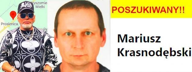 Poszukiwany Mariusz Krasnodębski - ukradł 33 tysiące złotych