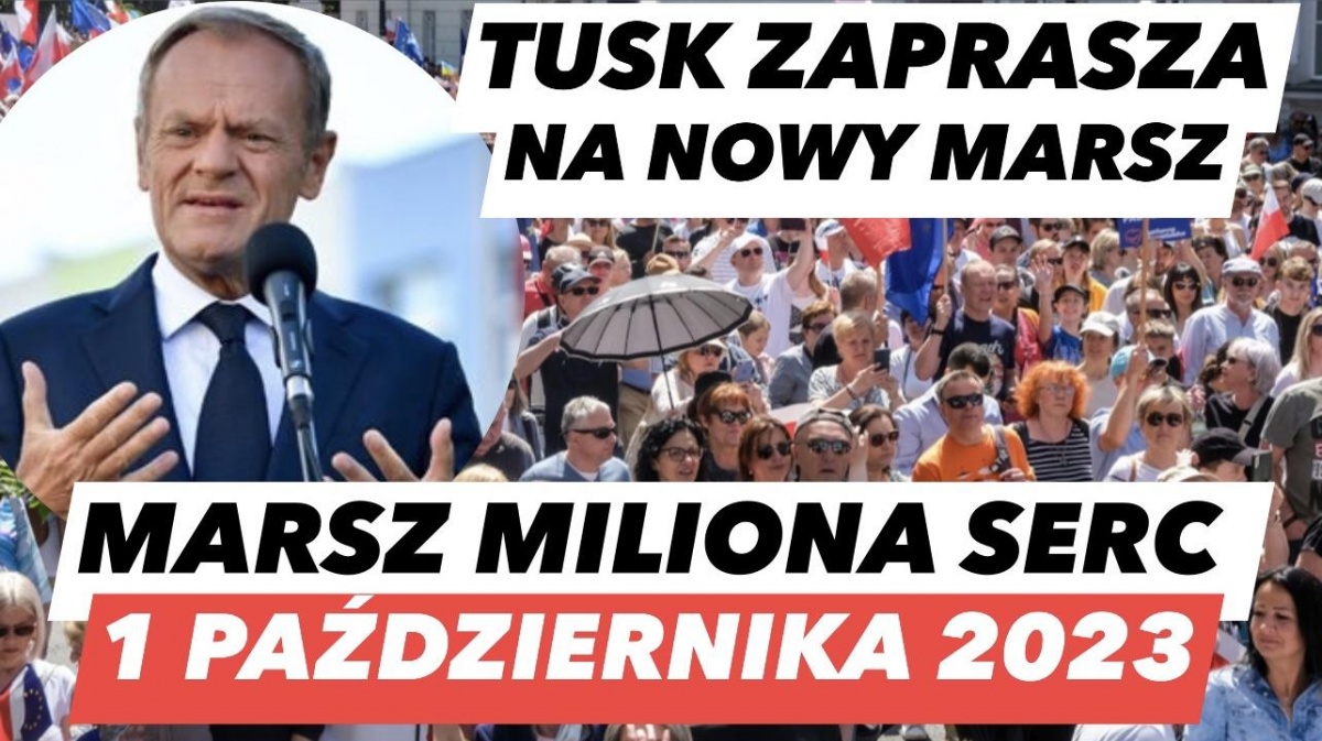 Donald Tusk - marsz 1 października [VIDEO]