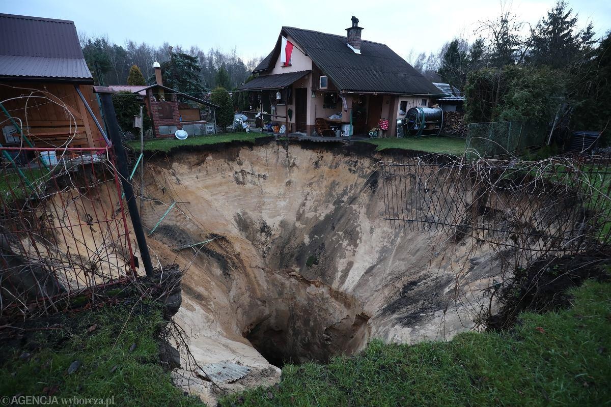 Kolejne zapadlisko w Trzebini! Ogromna maszyna pod ziemią