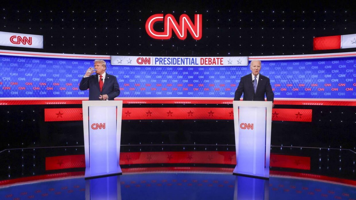 Debata Donalda Trumpa i Joe Bidena. Biden ostrzega przed kryzysem gospodarczym