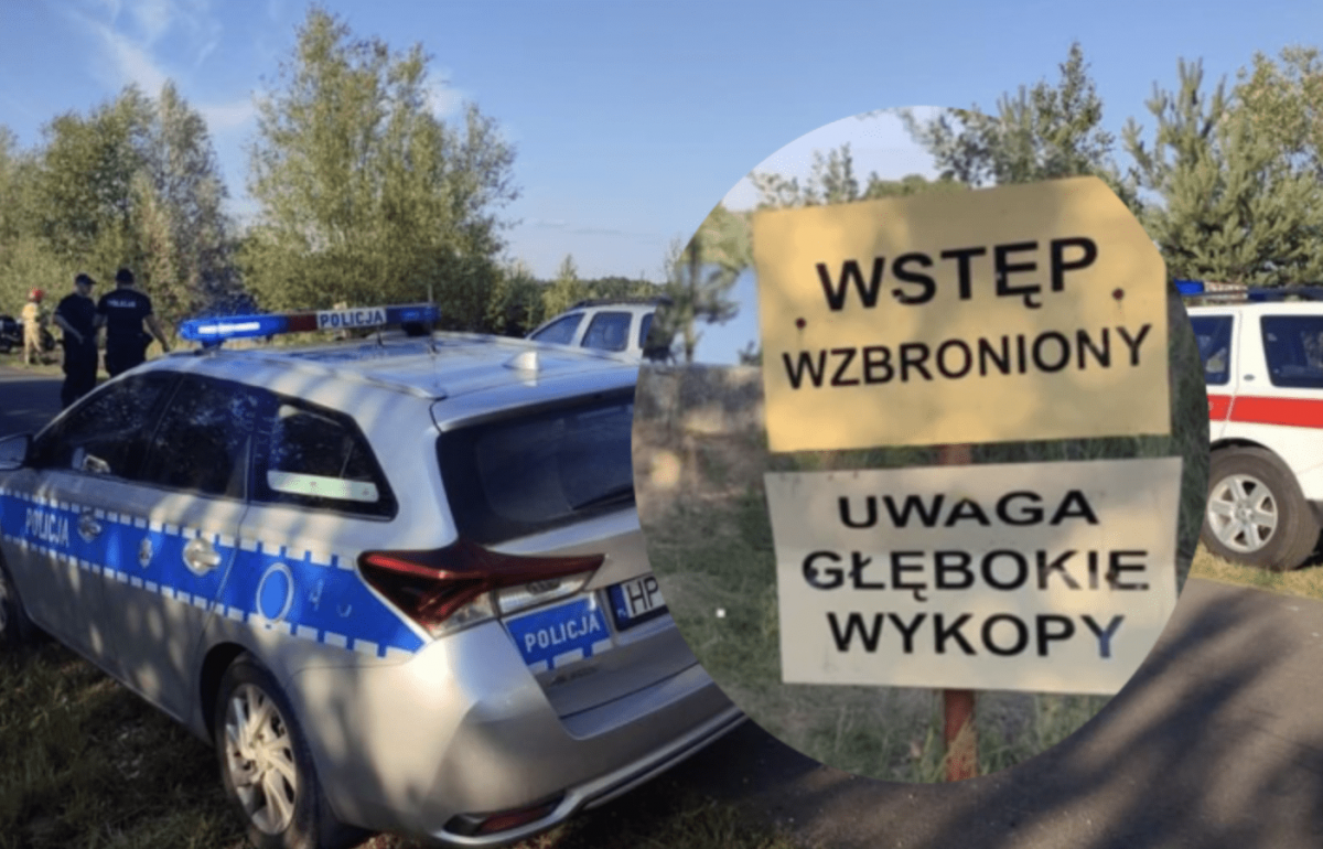 Nie żyje 9-letnia dziewczynka. Utonęła podczas kąpieli w jeziorze w Glinicach