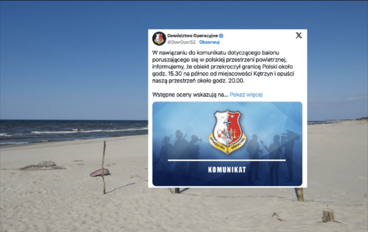 Rosyjski balon nad Polską. Wojsko nie strzela, bo nie chce konfliktu