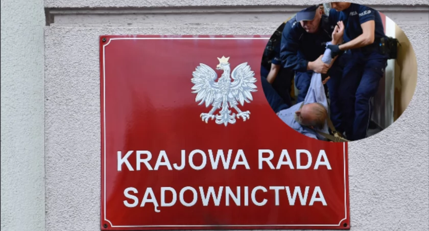Policja w KRS szuka akt represjonowanych sędziów. Przeszukanie pokoju Radzika 