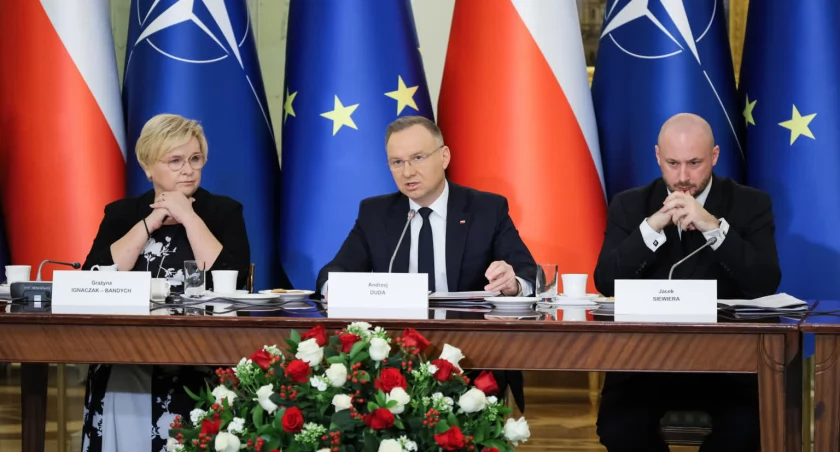Posiedzenie RBN zwołane przez Dudę. Ważą się losy granicy i wsparcia dla Ukrainy