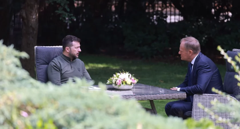 Michał Szczerba komentuje spotkanie Zełenskiego z Tuskiem. 