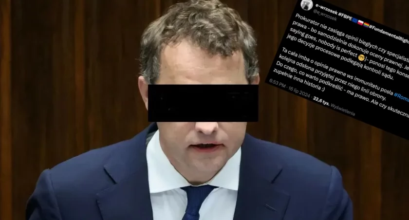 Prokurator Wrzosek ostro o linii obrony Romanowskiego. 