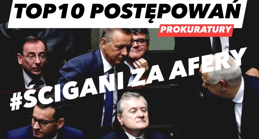 TOP 10 afer PiS rozliczanych przez prokuraturę. Wszystkie to koniki Kaczyńskiego 