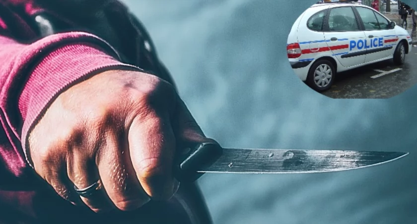 Makabryczny atak nożownika i strzelanina. Ranny policjant cudem uratowany