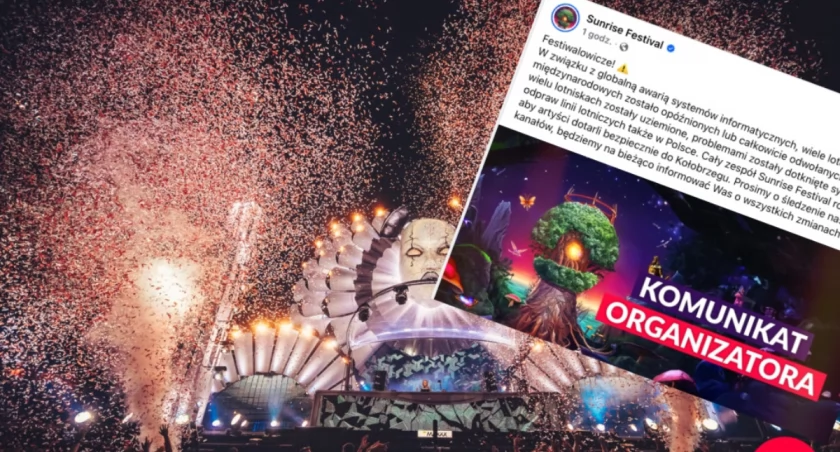 Sunrise Festival 2024 odwołany? Awaria na lotniskach zaskoczyła organizatorów - kogo nie będzie
