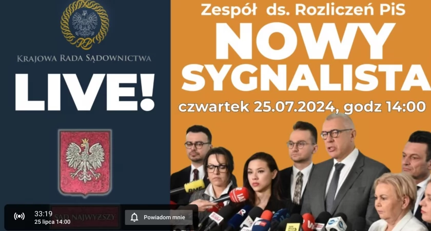 Zeznania nowego świadka Romana Giertycha na żywo. Sygnalista pogrąża PiS 