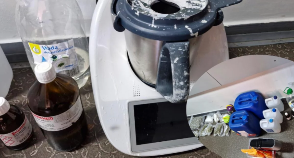 Produkowali narkotyki w Thermomixie. Zatrzymani na gorącym uczynku