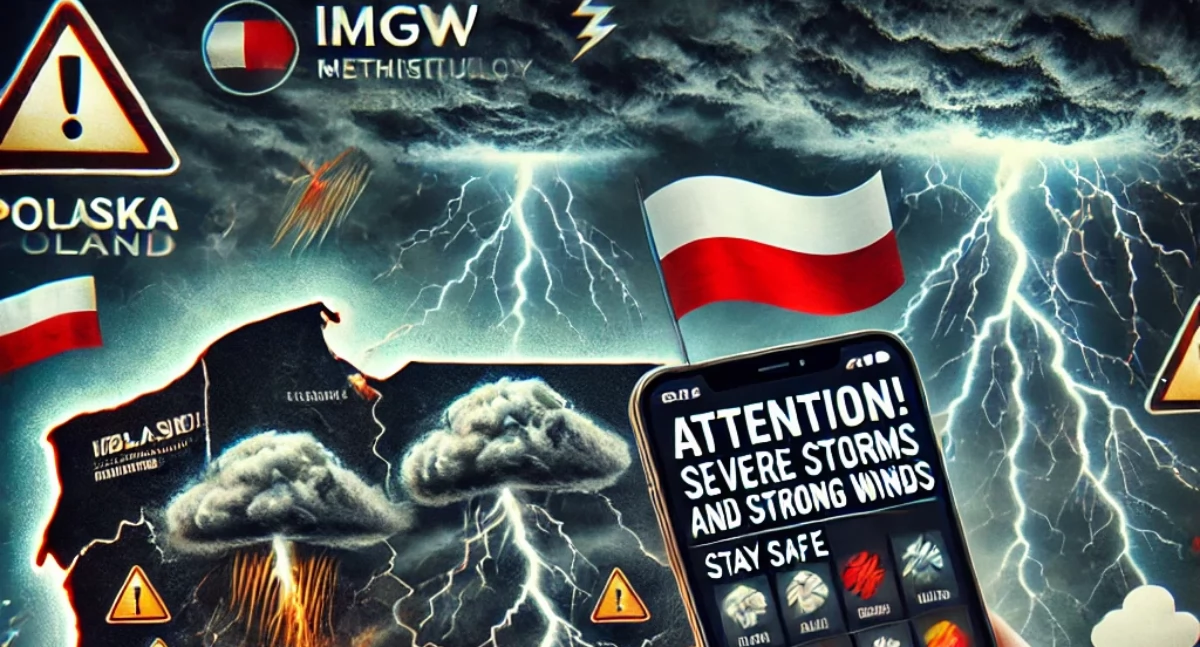 Wiemy od IMGW, gdzie jest teraz burza. Alerty RCB już wysłane, dziś niebezpieczna pogoda 
