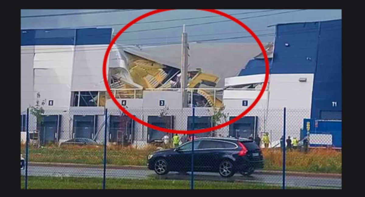 Katastrofa w hali H&M. Zawalił się dach, pracownicy uwięzieni – trwa akcja służb 