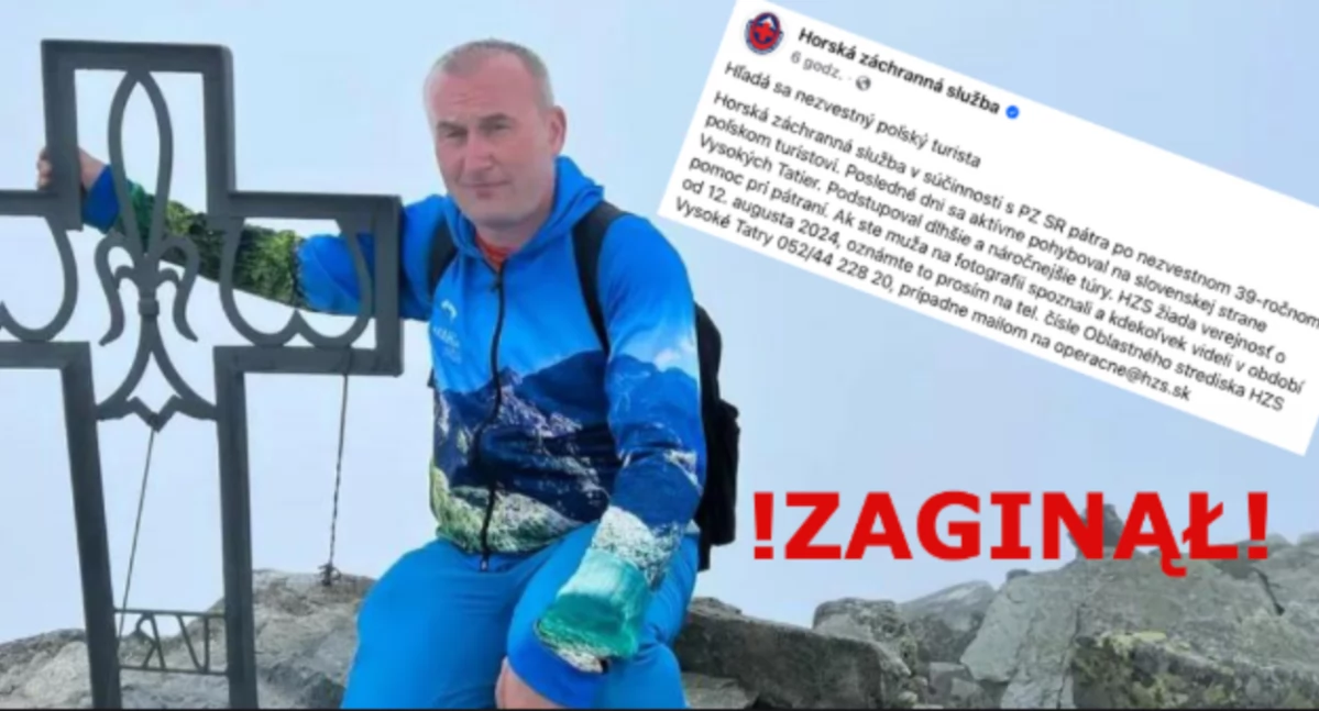 Zaginął Polak w Tatrach Wysokich. Słowackie służby apelują o pomoc