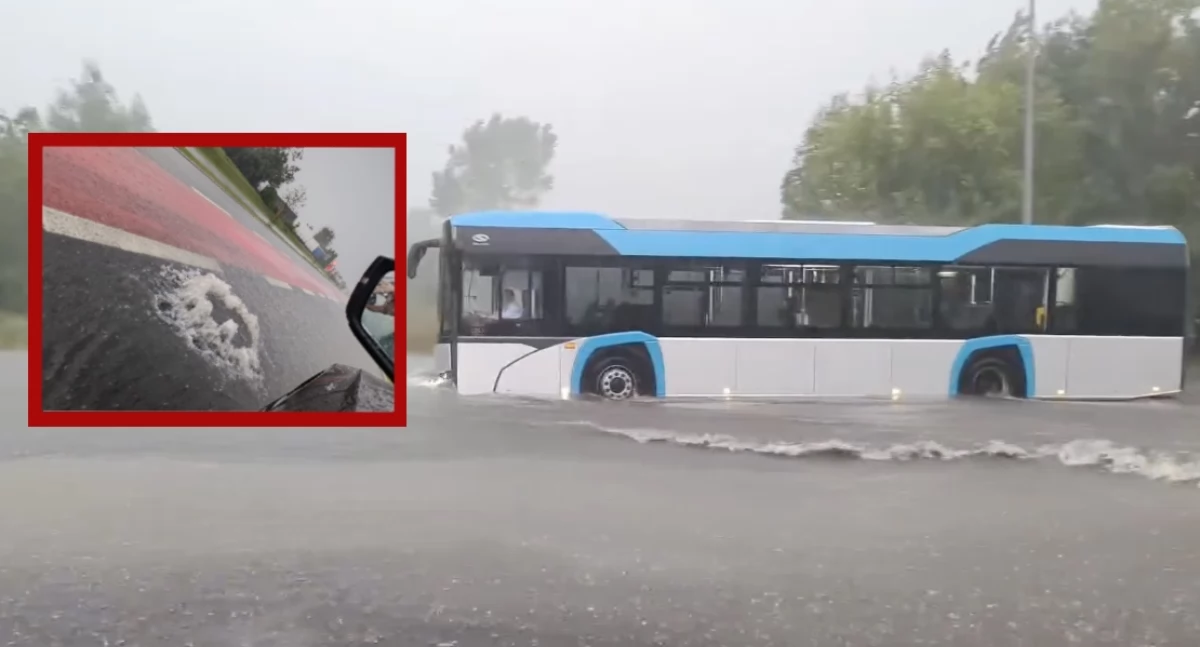Intensywne burze na Podkarpaciu. Strażacy usuwają skutki żywiołu, tysiące gospodarstw bez prądu
