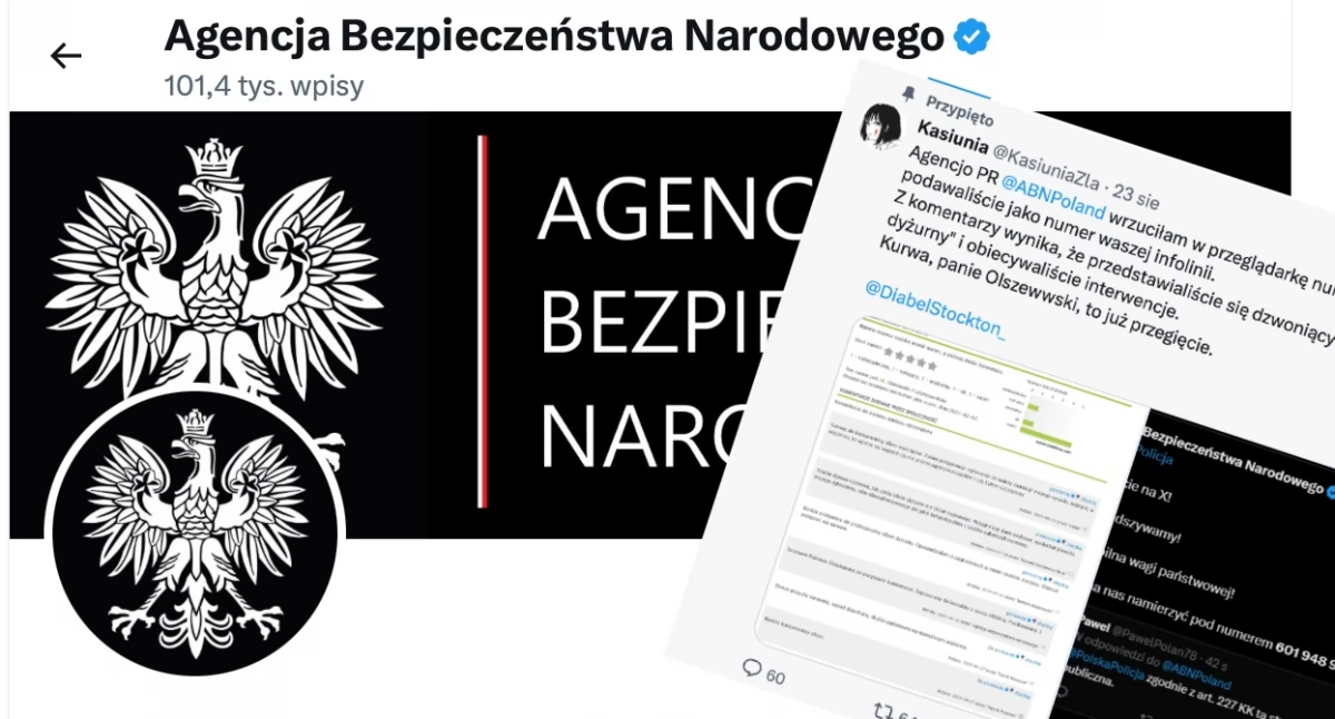 Agencja Bezpieczeństwa Narodowego, to nie rządowa instytucja. Internautka sprawdza, kim jest 