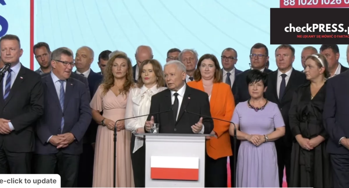 Dziennikarz zadał pytanie po angielsku na konferencji PiS. Kaczyńskiego zatkało 