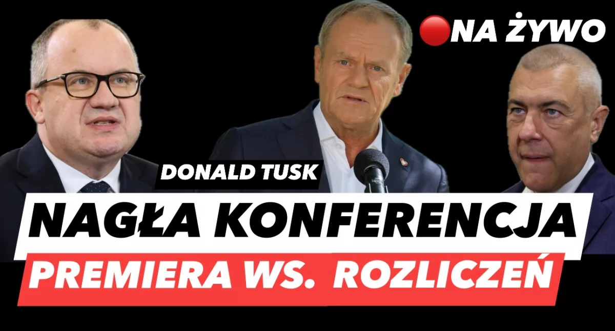 Nagła konferencja prasowa premiera – oglądaj na żywo. Donald Tusk wraca do rozliczenia PiS 
