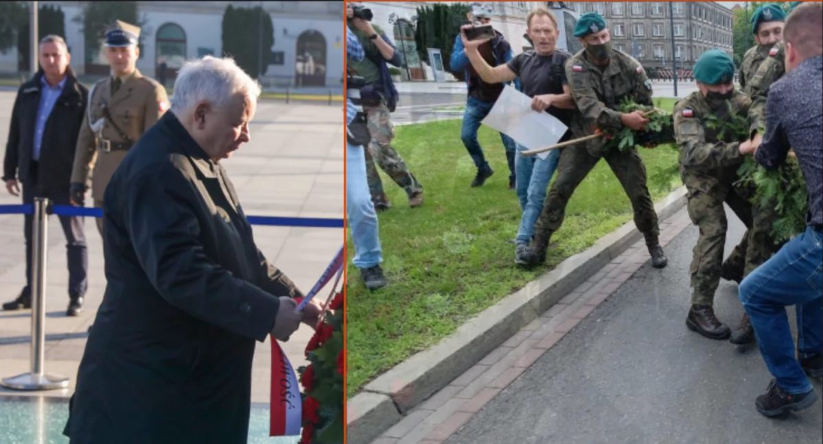 Po miesięcznicy wystąpienie Jarosława Kaczyńskiego. Będzie starcie z KOD i Lotną Brygadą 