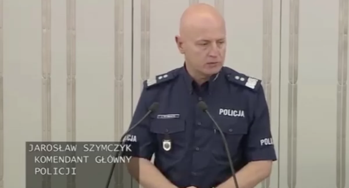 Generał Szymczyk dziś usłyszy zarzuty za odpalenie granatnika. Były szef policji wezwany do prokuratury 