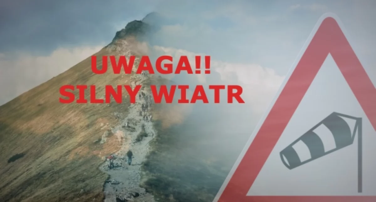 Pogoda w Polsce. Ostrzeżenie przed silnym wiatrem w Tatrach i Bieszczadach 