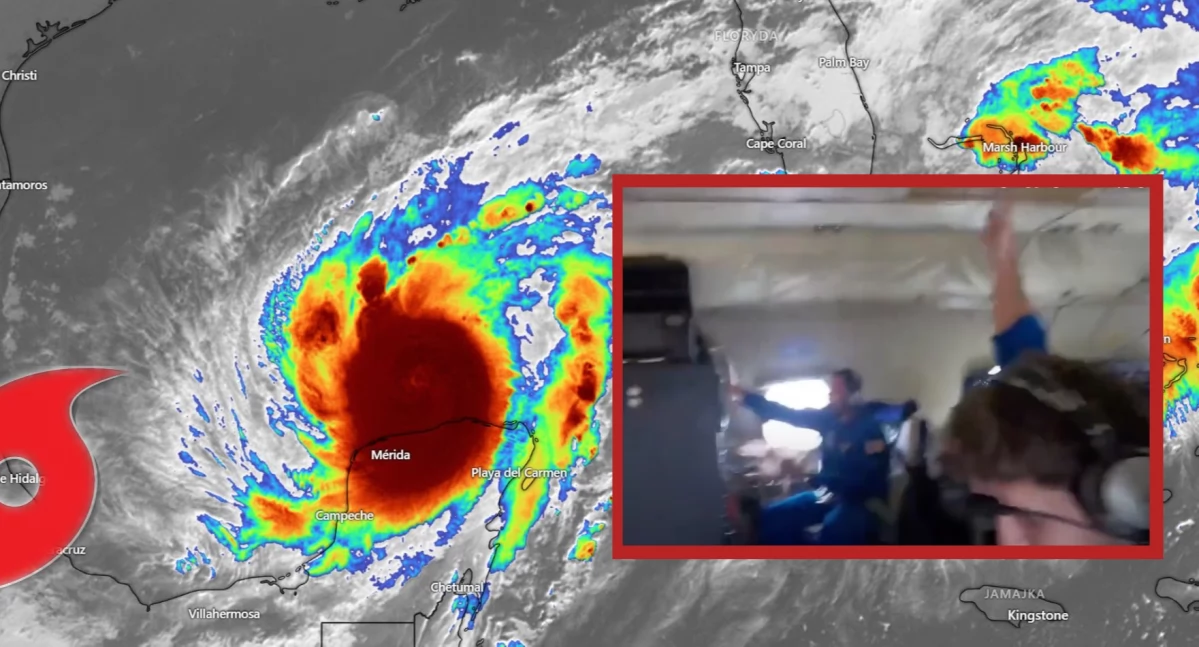  Huragan Milton uderza w Florydę. NOAA w niebezpiecznej misji badawczej wewnątrz cyklonu